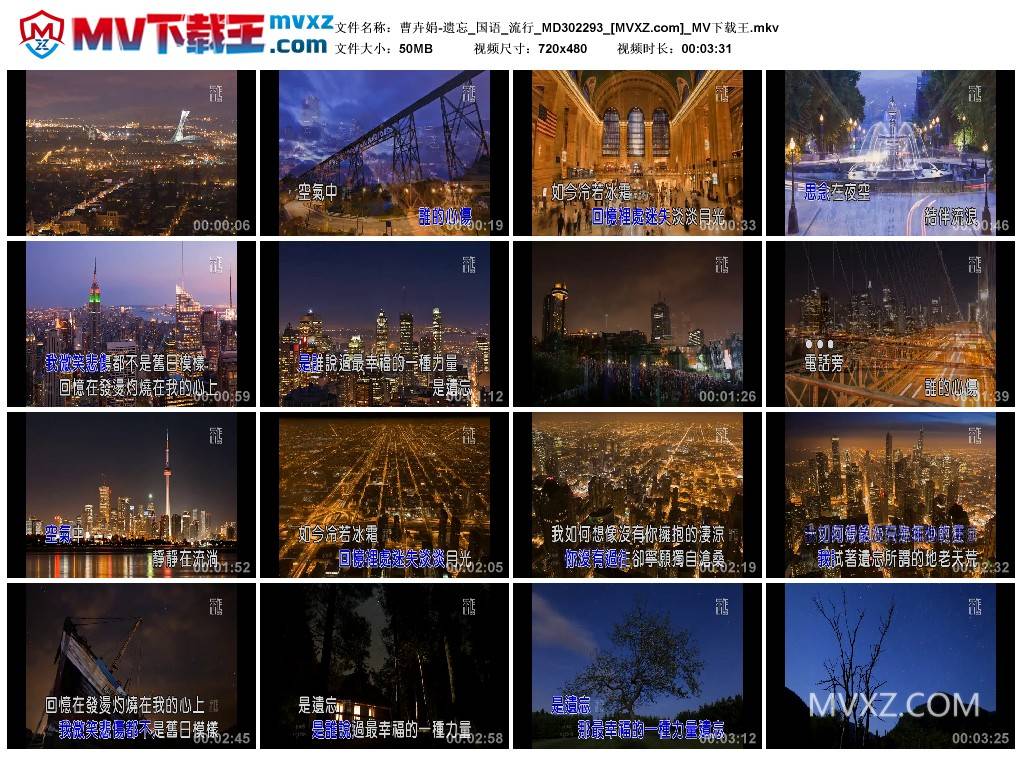 曹卉娟-遗忘_国语_流行_MD302293